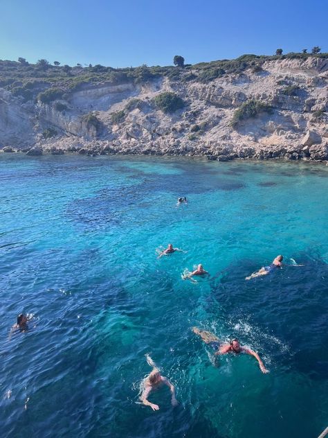 Greece Kos Aesthetics, Kos Aesthetic, Greece Swimming, Summer In Greece Aesthetic, Greece Ocean, Swimming Ocean, Summer Vibes Aesthetic, Ocean Swimming, Kos Greece