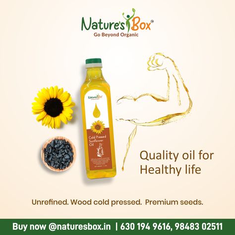 Sunflower Oil Benefits, Mustard Oil Benefits, Pressed Sunflower, Mustard Seed Oil, Healthy Oil, Oil Extraction, Ads Creative Advertising Ideas, Bottle Design Packaging, Cold Pressed Oil