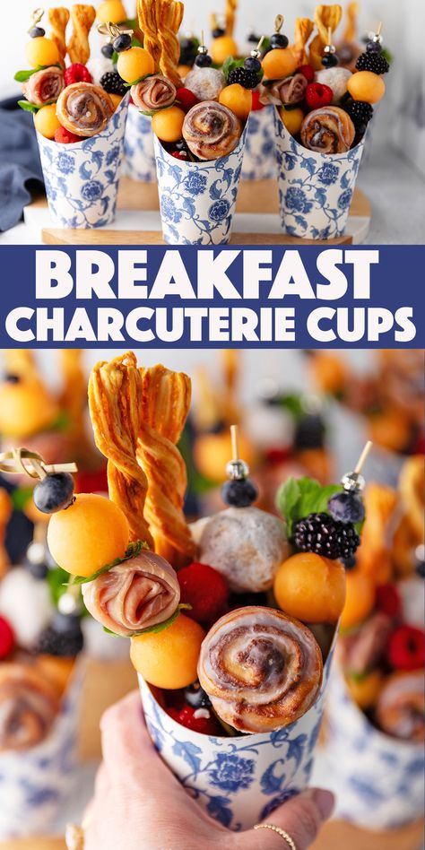 Breakfast Charcuterie Cups, Charcuterie Cup, Breakfast Charcuterie, Charcuterie Cups, Charcuterie Inspiration, Charcuterie Platter, Party Food Platters, Charcuterie And Cheese Board, Charcuterie Recipes