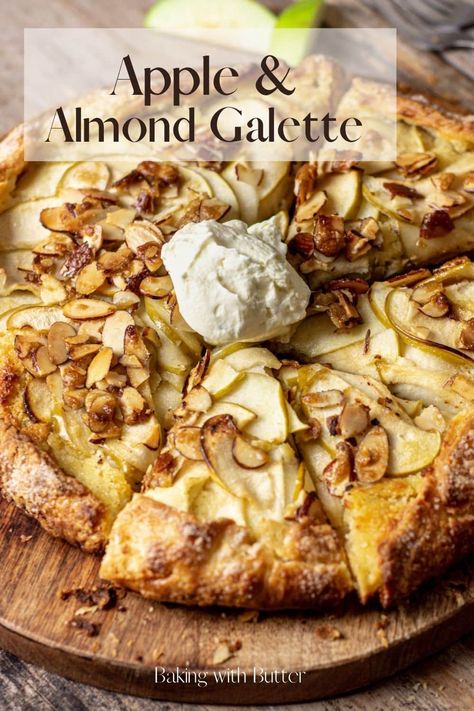 Almond Cream Filling, Almond Galette, Rustic Apple Tart, Almond Tart Recipe, Rhubarb Coffee Cakes, Almond Pie, Almond Filling, Almond Desserts, Almond Pastry