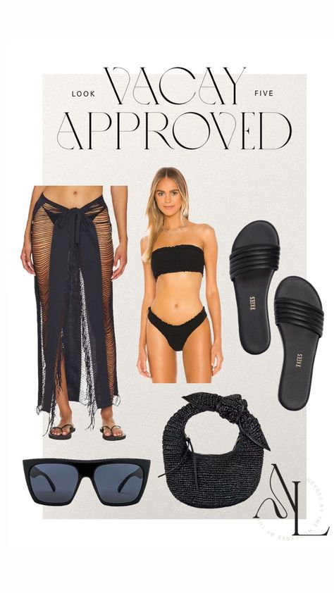 These pieces totally scream summer vacation! I love summer sunglasses, jewelry, and fun swimsuits with chic coverups. Snag these pieces if you're heading on vacation or want to capture the feeling. Tap to shop! Andee Layne, Chic Swimsuit, I Love Summer, Stylish Summer Outfits, Chic Sandals, Best Swimsuits, Breezy Dress, Summer Sunglasses, Style Inspiration Summer