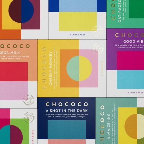 @buddycreative's packaging design for @chococochocolates . The studio embraced the legacy of the brand's coloured squares by creating a… | Instagram Shot In The Dark, Chocolate Fruit, Chocolate Packaging, Food Packaging Design, Creative Packaging Design, Creative Packaging, Cute Stationery, Brow Gel, Design System