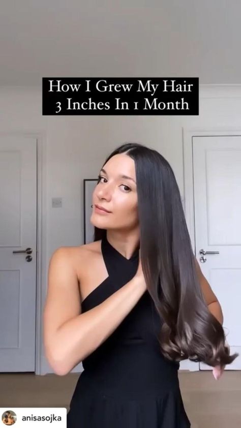 How to Grow Hair 3Inches in 1 month ✨ | Hair styles, Hair maintenance, Long hair styles Homemade Hair Treatments, Long Hair Tips, Hair Growing Tips, Homemade Hair Products, Hair Tips Video, Healthy Hair Tips, Diy Hair Care, Hair Tutorials For Medium Hair, Hair Remedies