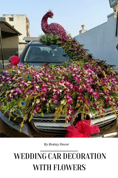 How To Make Wedding Car Decoration With Flowers ||Car Decoration Interior https://youtu.be/bcpGA7SfCDs Today,On My Channel I will Representing You How To Simple Marriage Car Decoration Idea.These Ideas Will Be Very Helpful For You For car Decoration . That You Can Easily Apply In your Own car Decoration .. #cardecoration #weddingcardecoration #cardecorationforwedding @BrainyDecor Please Subscribe My Channel And don't Forget visit my website That's link is below.. My Website Free Patterns http:// Wedding Cars Decorations, Car Decorations For Wedding Flowers, Car Decorations For Wedding Indian, Car Decor For Wedding, Marriage Car Decoration, Car Wedding Decoration, Car Decoration For Wedding, Car Decorations For Wedding, Car Flower Decoration