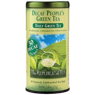 Decaf Green Tea, Decaf Tea, Peach Green Tea, The Republic Of Tea, Decaffeinated Tea, Best Green Tea, Ginger Peach, Green Tea Bags, Tea Brands