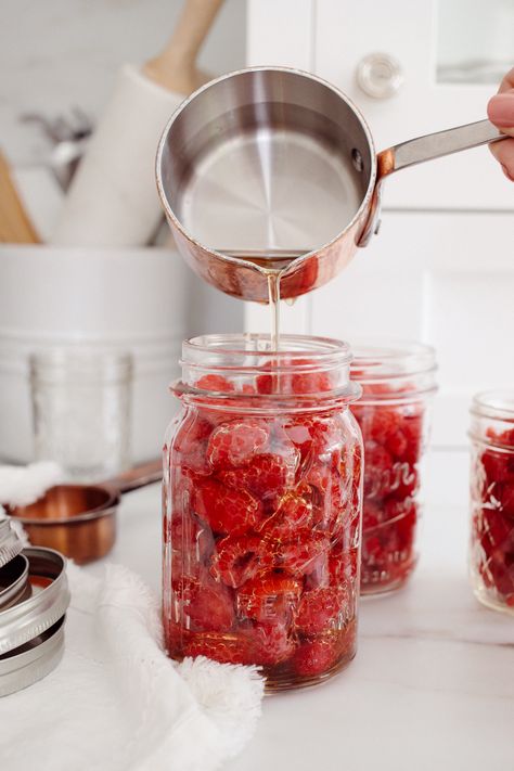 Monika Hibbs, Pressure Canning Recipes, Canning 101, Canning Fruit, Home Canning Recipes, Canning Tips, Raspberry Preserves, Raspberry Recipes, Raspberry Sauce