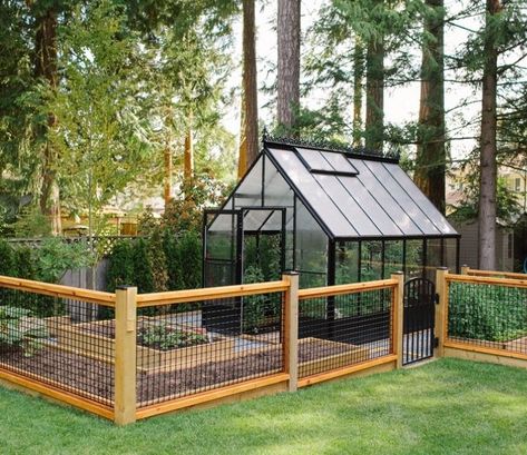 Design Obsesion: Black & Glass Greenhouses - SG Style Glass Green House, Farmhouse Sheds, Modern Greenhouses, Glass Greenhouse, Outdoor Greenhouse, Backyard Greenhouse, Edging Ideas, Greenhouse Gardening, English House