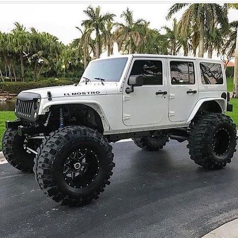 The White Ghost Jeep Sahara, Off Road Jeep, Jeep Wrangler Lifted, Lifted Jeep Wrangler, 4 Door Jeep Wrangler, Badass Jeep, White Jeep, Jeep Photos, Custom Jeep Wrangler