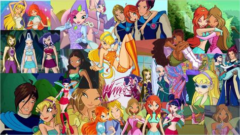 Winx club collage for wallpaper desktop Winx Club Background Wallpaper, Winx Club Desktop Wallpaper, Winx Club Laptop Wallpaper, Winx Club Wallpaper Pc, Winx Club Background, Collage For Wallpaper, Klub Winx, Laptop Wallpaper Desktop Wallpapers, Funny Iphone Wallpaper