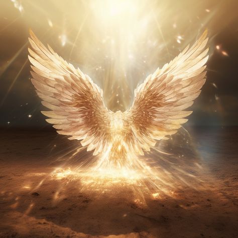 Angels Wings Aesthetic, Nature, Gold Wings Aesthetic, Wing Aesthetic Angel, Gold Bird Aesthetic, White And Gold Angel Wings, Golden Wings Art, Warrior Angel Aesthetic, Golden Angel Wings Aesthetic