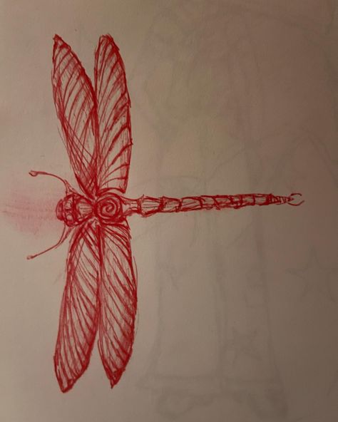 Dragonfly Drawing Easy, Dragon Fly Drawings, Dragon Fly Drawing, Dragonfly Drawings, Dragonfly Eyes, Wings Sketch, Dragonfly Drawing, Fly Drawing, Mexican Artwork