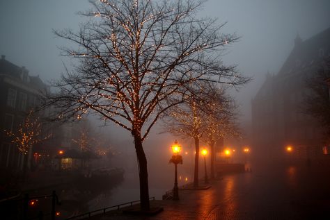 Leiden in the Mist by karstensfotos on Flickr Autumn Aesthetic Tumblr, Istoria Artei, Dark Autumn, Rainy Night, Cozy Autumn, Melodrama, Best Seasons, Autumn Cozy, Autumn Aesthetic