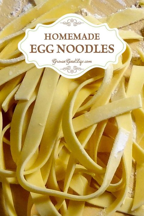 Noodle Recipes Homemade, Homemade Pasta Dough, Egg Noodle Recipes, Homemade Egg Noodles, How To Make Eggs, Noodle Recipe, Homemade Noodles, Pasta Machine, Pasta Dough