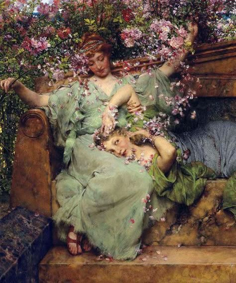 Hans Zatzka, Lawrence Alma Tadema, Pre Raphaelite Art, Rennaissance Art, Lesbian Art, Art Ancien, Classic Paintings, Art Et Illustration, Victorian Art