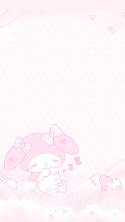 ꒰ঌ ♡ ໒꒱ Pink Wallpaper Hello Kitty, Walpaper Hello Kitty, My Melody Wallpaper, Kawaii Background, Hello Kitty Themes, Iphone Wallpaper Kawaii, Unicorn Wallpaper, Hello Kitty Backgrounds, Soft Wallpaper