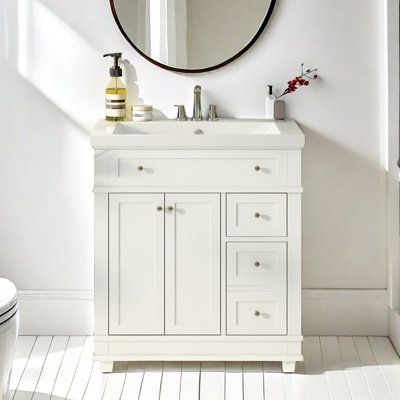 White kitchen sink