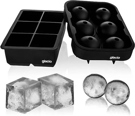 Whiskey Ice Ball, Gerobak Dorong, Plastic Ice Cubes, Sphere Ice, Silicone Ice Molds, Whiskey Ice, Desain Pantry, Ice Ball Maker, Round Ice