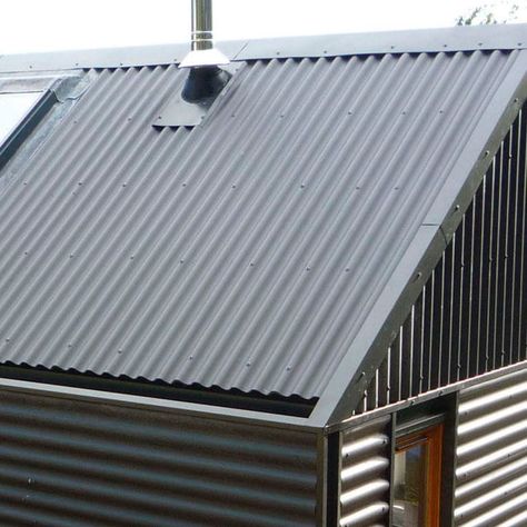 Mabati House, Corrugated Roof, Corrugated Sheets, Corrugated Roofing, Container Ideas, Old Garage, Fiber Cement, Roof Detail, Point Of Sale