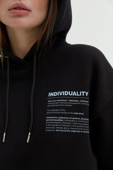 Hoodie Personality Black – ALMZV Hoodie Design Inspiration, Model Man, Merch Hoodie, Model Woman, Streetwear Men Outfits, Streetwear Tshirt, Apparel Design, Hoodie Design, Winter Wear