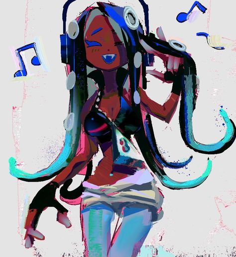 영감을 주는 캐릭터, Art Inspiration Drawing, Funky Art, Splatoon, Cartoon Art Styles, Art Reference Poses, Pretty Art, Drawing Inspiration, Drawing Reference