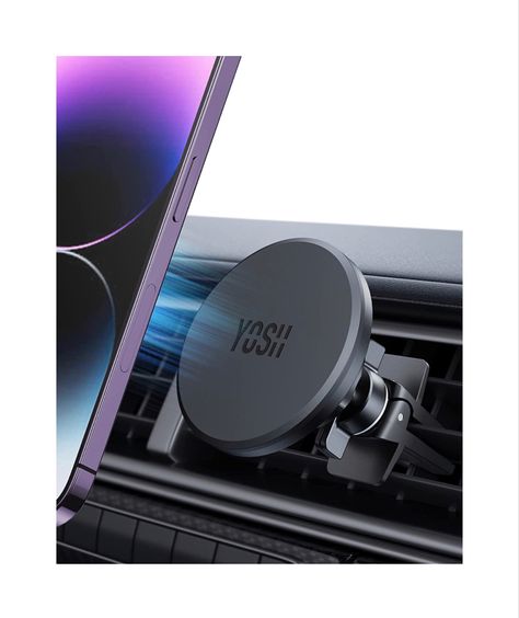 ❗ Attention: not compatible with ordinary phone cases. [Designed for iPhone 14/13/12 Series] YOSH 2022 MagSafe car mount is specifically designed for iPhone 14 Pro Max/ 14 Pro/ 14 Plus/ 14, 13 Pro Max/ 13 Pro/ 13/ 13 mini, iPhone 12 Pro Max/ 12 Pro/ 12/ 12 mini. It is different from regular magnetic mount, no need to stick an extra metal plate and better to protect your phone. 🚗[Powerful Magnetism] Built-in powerful 12 × N52 Magnets ring will hold your phone firmly without falling and 0.1s auto Safe Car, Telephone Design, Vauxhall Mokka, Safe Cars, Double Lock, Magnetic Phone Holder, Nissan Juke, Support Telephone, Car Usb