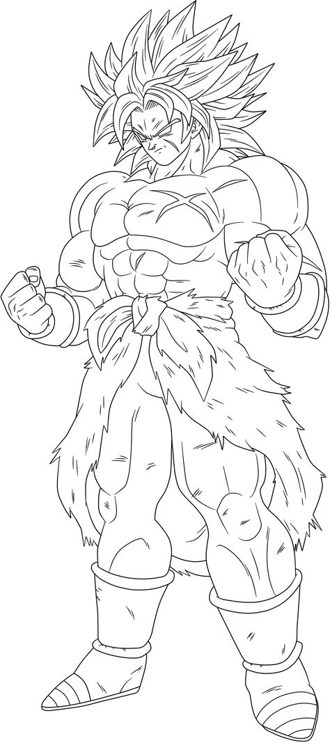 Broly Coloring Pages, Super Coloring Pages, Dbz Drawings, Goku Drawing, Manga Coloring Book, Dragon Ball Tattoo, Ball Drawing, Dragon Ball Painting, Dragon Coloring Page