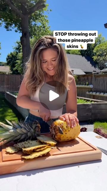 Plant 🌿 Herb on Instagram: "Drop ❤️ if you want more posts like this.  🍍🤯💕EP 53 SCRAPPY COOKING: pineapple skin tea! Follow @plantyou for more scrappy recipes  .  🇯🇲Pineapple Skin Tea originates in Jamaica and is an anti-inflammatory drink served both hot and cold. The ingredients in my version include the skin and core of a pineapple (soaked in vinegar to clean), ginger, cinnamon, turmeric, maple syrup and filtered water. I love it served over ice in the summer time!  .  🍍FULL RECIPE on PlantYou dot com. Just Google pineapple skin tea PlantYou  .  #tea #recipe #healthyfood #zerowaste #lowwaste #plantbased #plantbaseddiet #healthylifestyle #eatmoreplants #plantbasedfood #zerowasteliving #tearecipe #pineapple #plantbasedmeals #vegan #veganfood #juicing #juicerecipe" Pineapple Skin Tea Recipe, Pineapple Skin Tea Benefits, Scrappy Recipes, Pineapple Tea Recipe, Cooking Pineapple, Pineapple Skin Tea, Scrappy Cooking, Pineapple Skin, Healing Teas