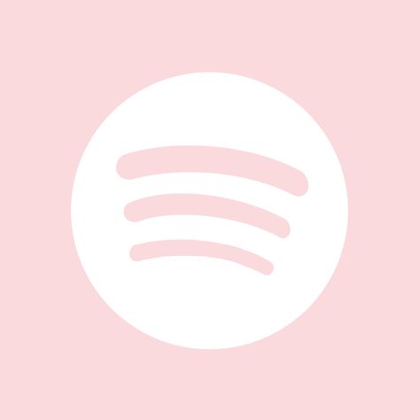 Light Pink Spotify Icon, Pink Christmas Iphone Wallpaper, Spotify Logo, App Store Icon, Application Iphone, Beach Icon, Soft Pink Theme, Icon X, Cute App