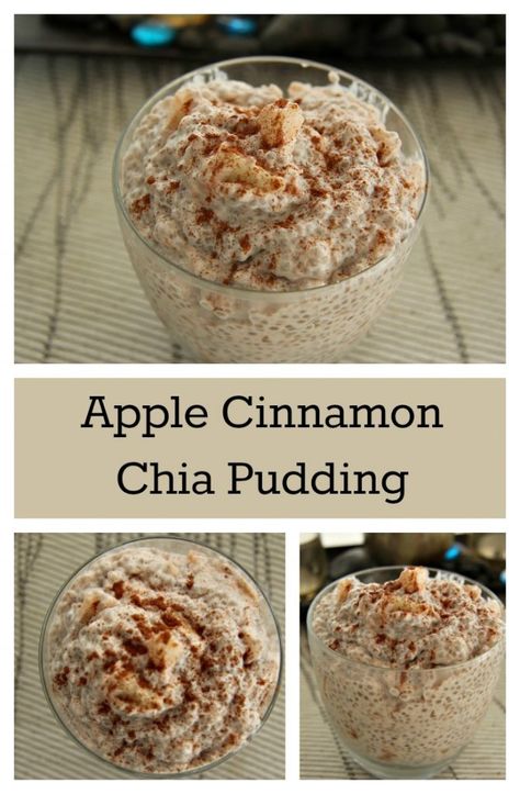 Apple Cinnamon Chia Pudding - Divalicious Recipes Cinnamon Chia Seed Pudding, Cinnamon Chia Pudding, Chia Pudding Recipes Healthy, Chia Puding, Chia Seed Recipes Pudding, Chia Recipe, Chia Seed Recipes, Chia Pudding Recipes, Chia Seed Pudding