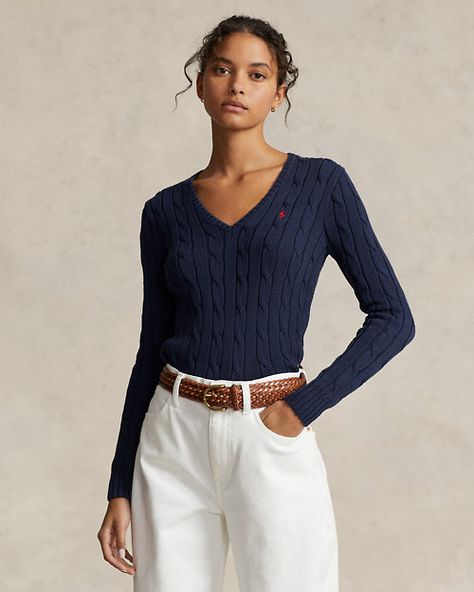 Jumper For Women, Ralph Lauren Cardigan, Petite Jacket, Women Ralph Lauren, Cotton Farming, Jumper Shirt, Cardigan Women, Petite Jeans, Ralph Lauren Sweater