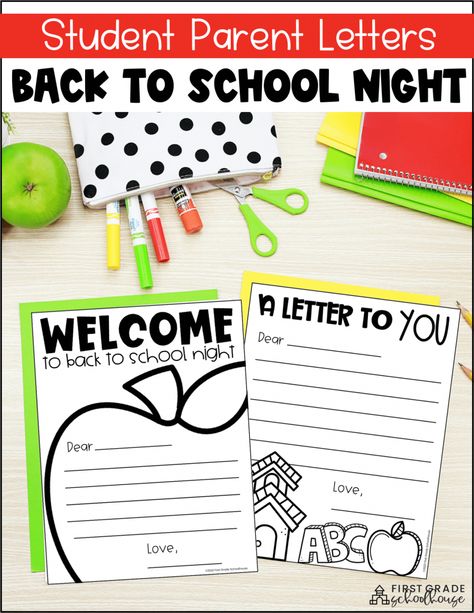 Parent Back To School Night, Meet The Teacher Night Gifts For Parents, Back To School Night Craft For Parents, Back To School Night Forms Free, Back To School Night Letter From Parents, Parent Information Night Ideas, Back To School Night Parent Gifts, Title 1 Parent Night Ideas, Back To School Night Ideas For Parents