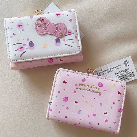 Hello Kitty 50th Anniversary Wallet 🎀 Shop now at GoodChoyice.com or click LINK IN BIO 🛍️ We ship worldwide.🙌 Follow @goodchoyiceoffcial for more kawaii lifestyle posts and order packaging content. ♡ ♡ ♡ ♡ ♡ #sanrio#kuromi#pochacco#cinnamoroll#mymelody#hellokitty#kawaii#hellokittycore#pompompurin#asmr#satisfying#gift#kuromicore#sanriogirl#hellokittyaddict#kuromiandmymelody#usa#phonecase Sanrio Wallet, Kawaii Wallet, Hello Kitty Wallet, Pochacco Cinnamoroll, Kawaii Lifestyle, Anime Bag, Order Packaging, Kawaii Bag, 50th Anniversary Celebration