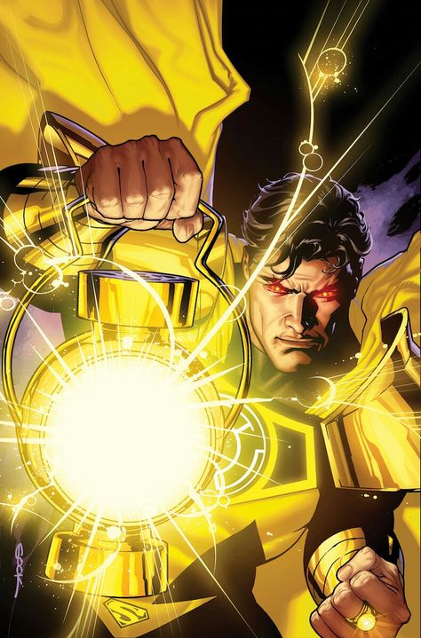 Yellow lantern Superman Yellow Lantern, Superman, A Man, Comics, Yellow