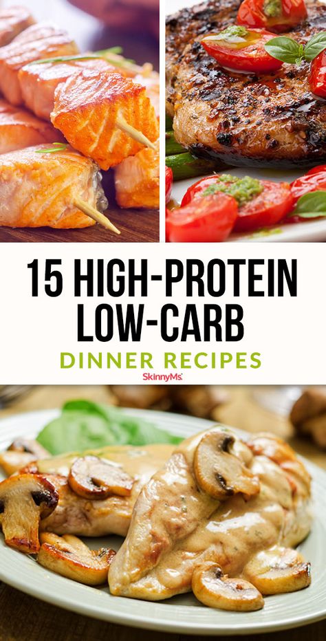 Effortlessly slim down with these high-protein, low-carb dinner recipes. These meals are packed with filling meats, veggies, and healthy fats, making them great options for anyone on a low-carb diet. Protein Dinner, Best Diet Foods, Low Fat Diets, Healthy Pasta Recipes, Low Carb Dinner Recipes, Healthy Pastas, Dinner Recipes Crockpot, Low Carb Dinner, Healthy Dinner Recipes Easy