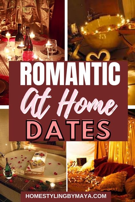 ROMANTIC at Home Date Night Ideas🥰#LoveStory #RomanticEncounters #HeartfeltConnections #DateNightIdeas #SoulmateSearch #FlirtyFridays #CandlelitDinners #StarryEyedMoments #LoveQuotes #DreamyDates #WhisperedPromises #AmourAdventures Romantic At Home Dinner Decor, Home Date Decor Ideas, Romantic Home Ideas, Living Room Date Night Set Up, Best At Home Date Night Ideas, Romantic Valentines At Home, Romantic Bedroom Ideas For Valentines For Him Date Nights, At Home Date Night Decor, Valentines Day Plans For Couples