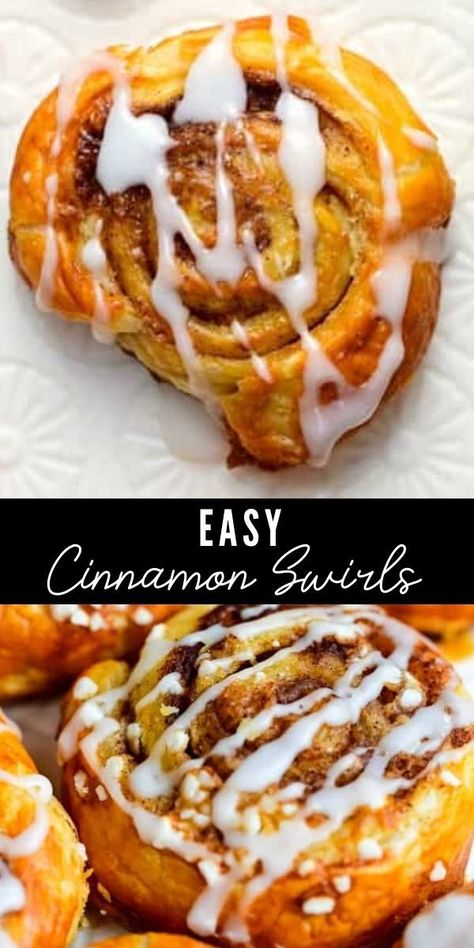 Easy Cinnamon Swirls – just a handful of ingredients and you can make delicious puff pastry cinnamon rolls! Perfect for breakfast or as a treat. Easy Lemon Bread Recipes, Puff Pastry Cinnamon Rolls, Pastry Cinnamon Rolls, Easy Lemon Bread, Puff Pastry Cinnamon, Cinnamon Swirl Bread Recipe, Cinnamon Swirls, Cinnamon Swirl Bread, Lemon Bread