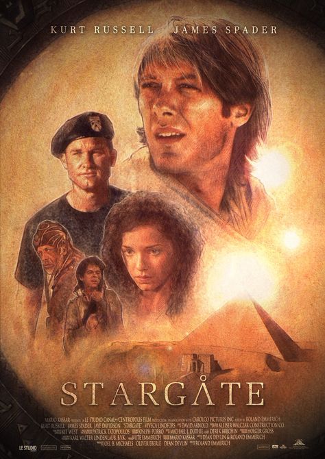 James Spader Stargate, Mili Avital, Stargate 1994, Jaye Davidson, Stargate Movie, James Spader Young, Creature Movie, Russell James, Comic Collage