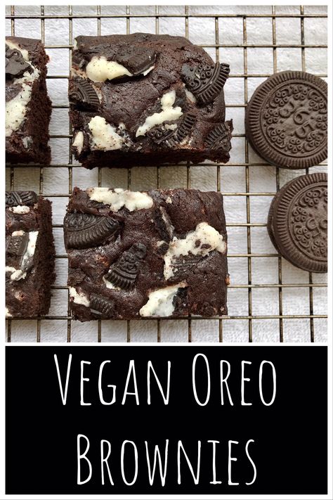 Perfect Snacks, Brownie Oreo, Cookie Dough Cake, Cheesecake Vegan, Resep Brownies, Dessert Oreo, Oreo Brownies, Desserts Vegan, Cake Vegan