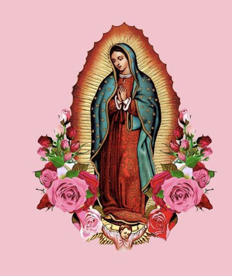 Mexico Wallpaper, Catholic Wallpaper, Virgin Mary Art, Mexican Culture Art, Virgin Of Guadalupe, Jesus And Mary Pictures, Chicano Art, Cute Disney Wallpaper, Mexican Culture