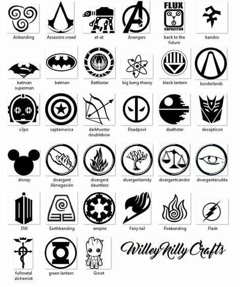 Fandom decals Fandom Symbols, Car Vinyl Decals, Fandom Tattoos, Наташа Romanoff, Tatuagem Masculina Pequena, Fandom Drawing, Flash Tattoo Designs, Car Vinyl, Symbols And Meanings