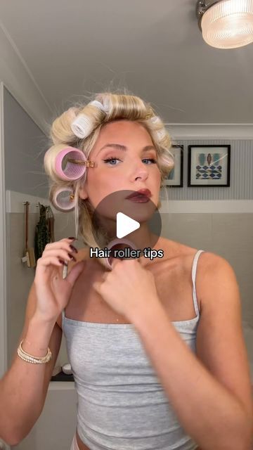 ACQUIRED STYLE on Instagram: "The tips you needed to hear!! #hairrollers #hairtutorial #hairinspiration #hairrollertutorial" Diy 70s Hair, How To Put Rollers In, 70s Curls Tutorial, Hot Rollers Long Hair, How To Put In Rollers, How To Do Rollers In Hair, Roller Placement Hair, How To Use Hair Rollers, Hot Roller Hairstyles