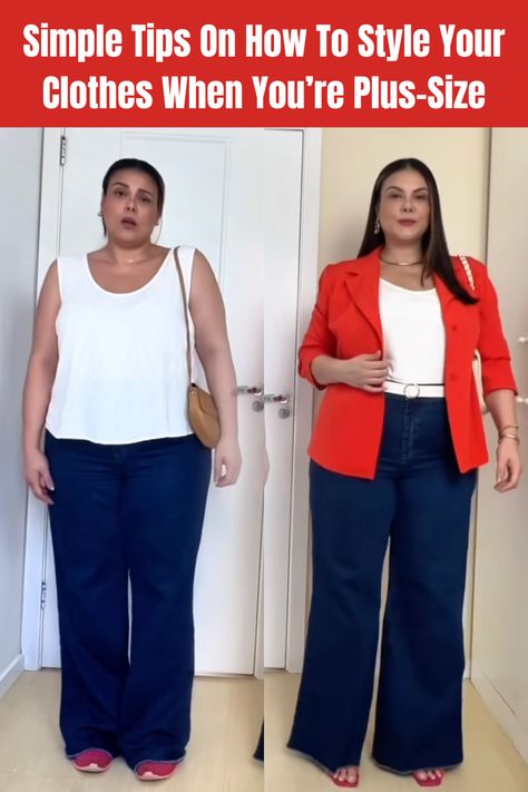 Plus Casual Outfits Plus Size, Effortless Style Plus Size, Flattering Outfits, Look Plus Size, Look Formal, Black And White Shirt, Fashion Revolution, Moda Plus, Style Mistakes