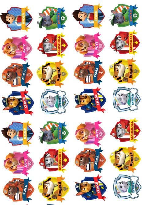 Imprimibles Paw Patrol, Paw Patrol Birthday Invitations, Lego Themed Party, Image Collage, Paw Patrol Party, Paw Patrol Birthday, Card Toppers, 4th Birthday, Paw Patrol