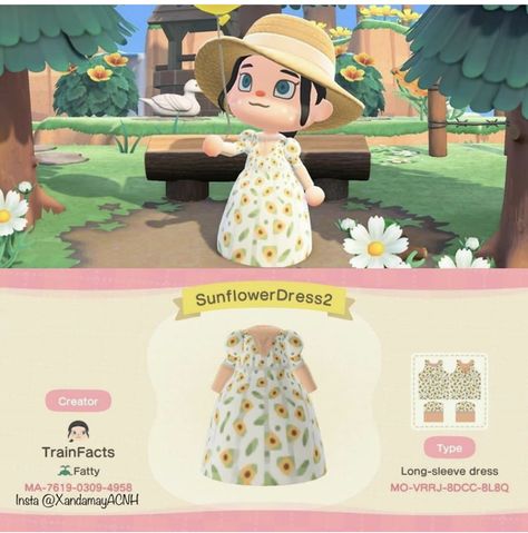 Acnh Runway, Acnh Clothes Design Id Spring, Animal Crossing Design Codes Clothes Summer, Animal Crossing Summer Clothes, Animal Crossing Hairstyles, Acnh Spring Clothes, Acnh Summer Outfits, Animal Crossing Design Codes, Acnh Motifs