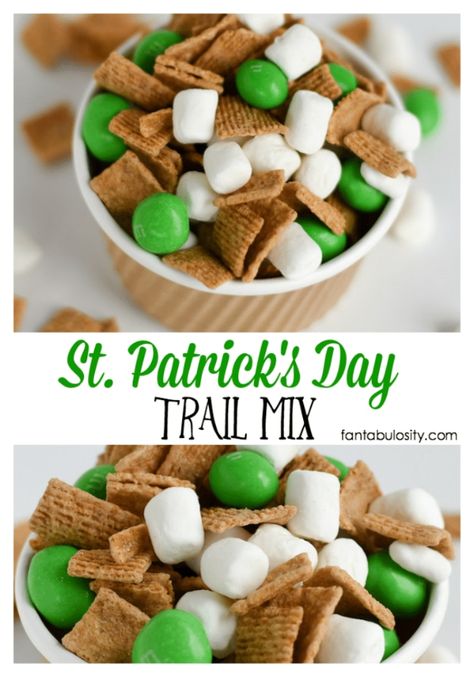 DIY St Patricks Day Ideas - St. Patrick's Day Trail Mix - Food and Best Recipes, Decorations and Home Decor, Party Ideas - Cupcakes, Drinks, Festive St Patrick Day Parties With these Easy, Quick and Cool Crafts and DIY Projects http://diyjoy.com/st-patricks-day-ideas Party Desert, St Patrick Day Snacks, Sant Patrick, Fete Saint Patrick, St Patrick Day Treats, Green Snacks, Food For Kids, Gross Food, St Patricks Day Crafts For Kids