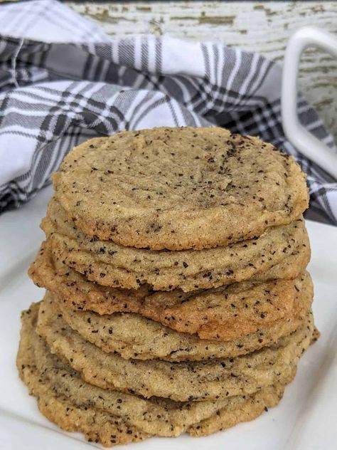 Coffee Flavored Cookies, Coffee Cookies Recipe, Flavored Cookies, Chewy Peanut Butter Cookies, Hot Chocolate Cookies, Peppermint Hot Chocolate, Coffee Cookies, Ginger Snap Cookies, Homemade Coffee