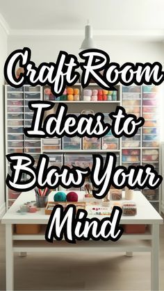 Organize your creative space with clever craft room ideas that boost productivity and style. From smart storage solutions to inspiring layouts, discover practical tips and tricks for your craft room ideas. Basement Craft Rooms, Craft Room Organization Storage, Craft Room Organisation, Craft Room Organization Ideas, Classroom Window, Small Craft Rooms, Sewing Room Inspiration, Sewing Room Storage, Craft Shed