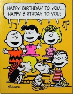 ┌iiiii┐                                                                       Happy Birthday Peanuts Birthday, Snoopy Birthday, Birthday Pics, Snoopy Funny, Snoopy Images, Snoopy Quotes, The Peanuts, Happy Birthday Messages, Birthday Meme