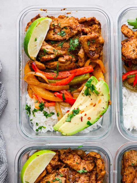 Fajita Meal Prep Bowls, Chicken Fajita Meal Prep, Fajita Meal Prep, Chicken Bowl Meal Prep, Fajita Bowl Recipe, Chicken Fajita Bowl, What To Make For Dinner, Quick Meal Prep, Fajita Bowls