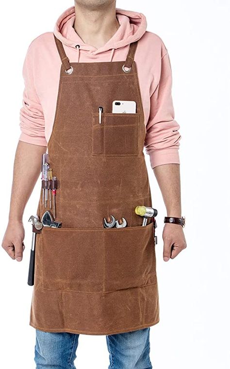 Tela, Garage Apron, Welding Apron, Apron For Men, Tool Apron, Craft Workshop, Workshop Garage, Work Apron, Shop Apron